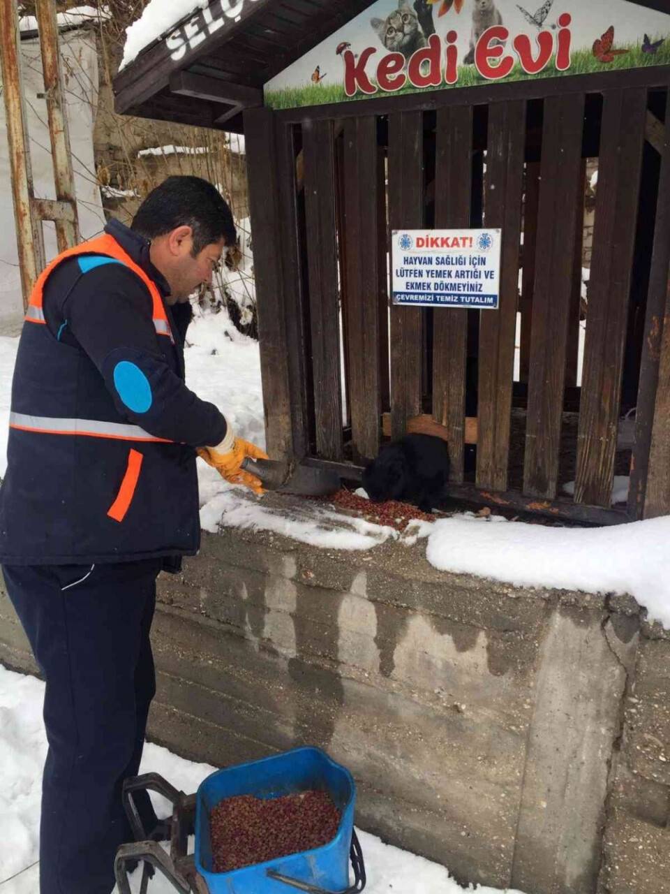 Selçuklu’da kar mesaisi