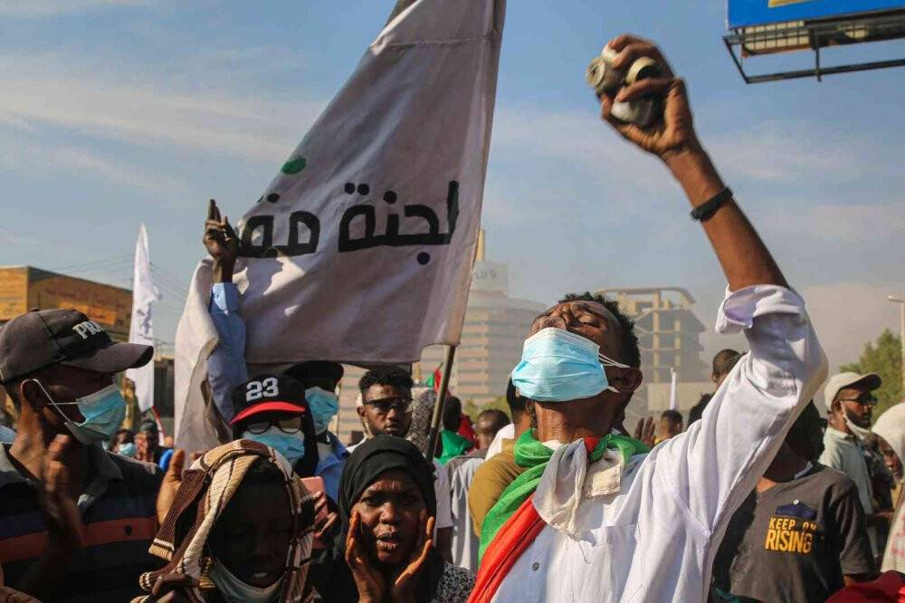 Sudan’da binlerce kişi “Aralık Devrimi”nin 3. yıl dönümünde sokaklara döküldü