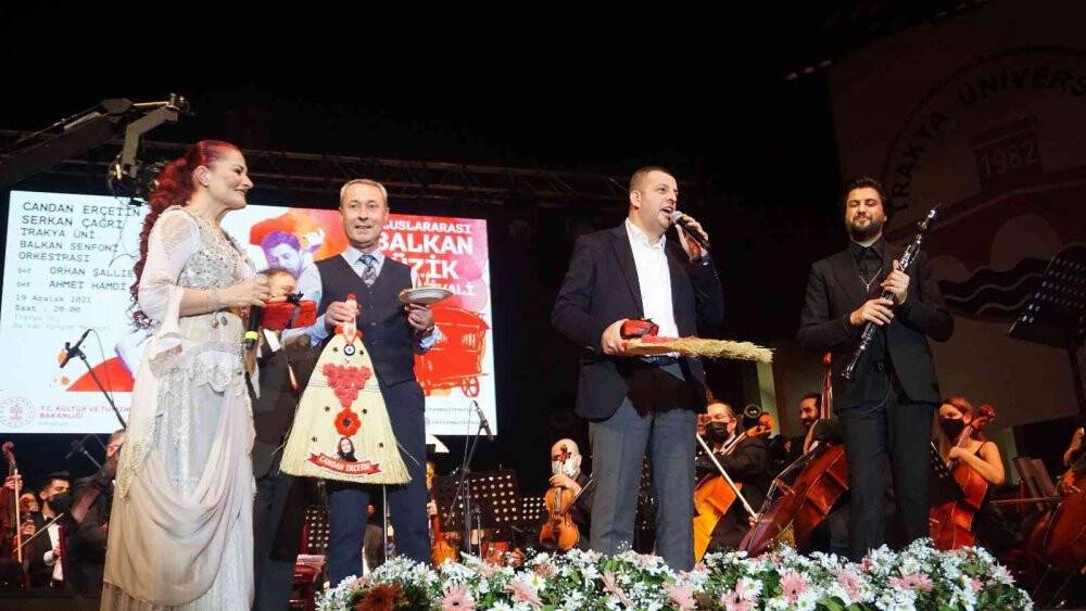 Uluslararası 3. Balkan Müzik Festivali renkli görüntülere sahne oldu