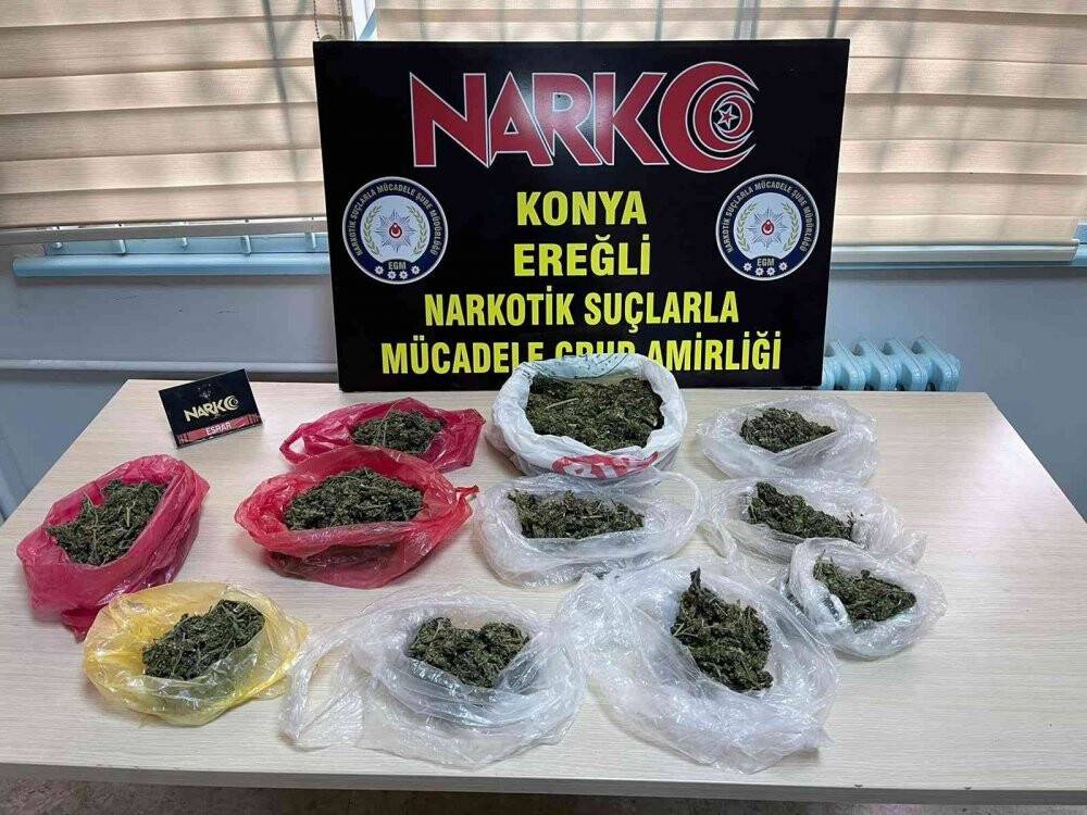 Konya’da uyuşturucu operasyonu: 5 tutuklama