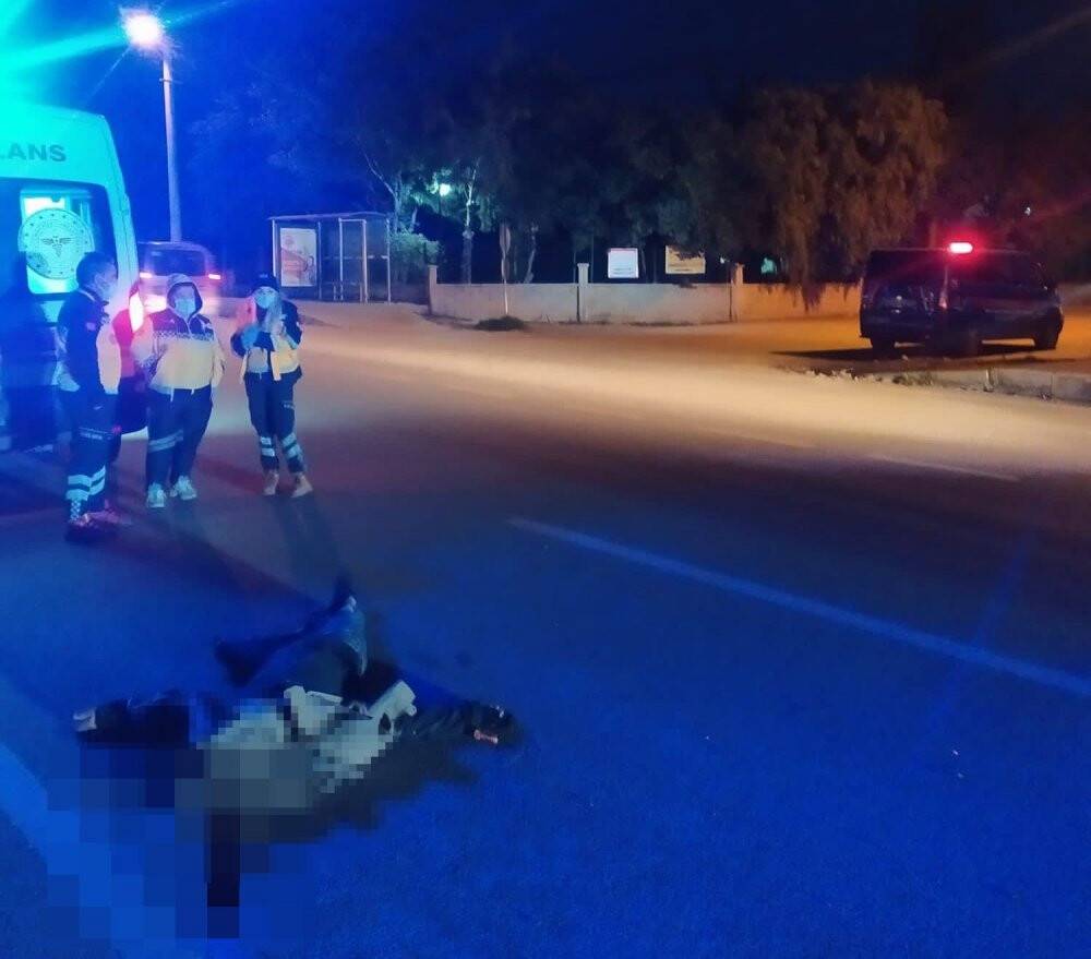 Fethiye’de kaldırıma çarpan motosiklet sürücüsü hayatını kaybetti