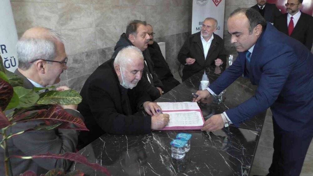 Hayırseverlerin yaptırdığı Yatılı Hafızlık Kur’an kursunda devir teslim töreni