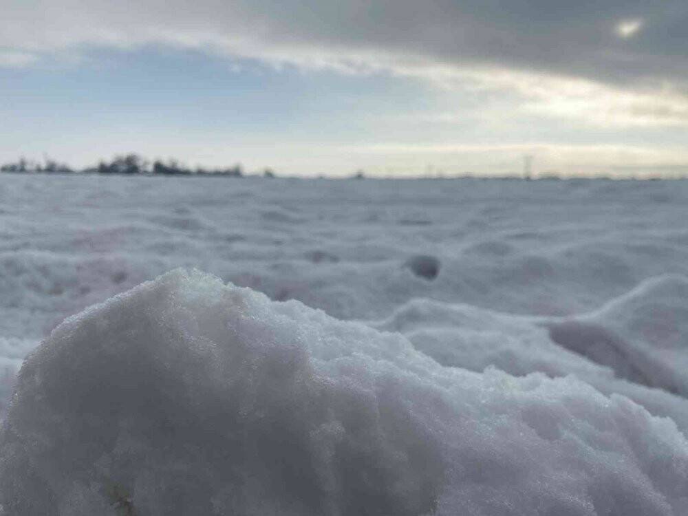 Kar yağışı Konya Ovası’na ilaç oldu