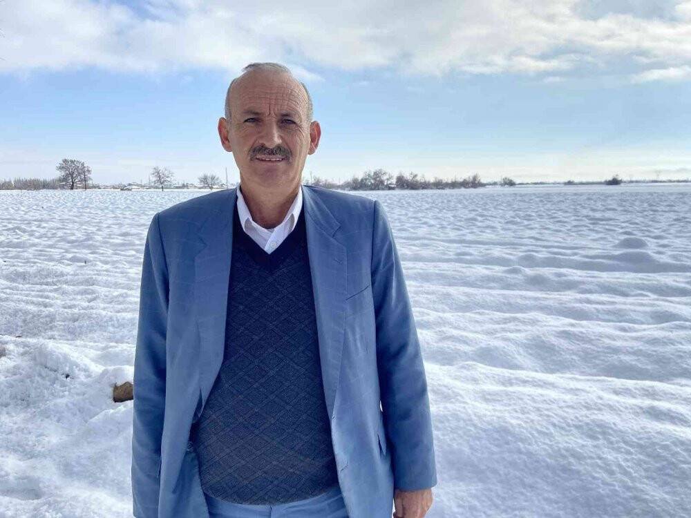 Kar yağışı Konya Ovası’na ilaç oldu