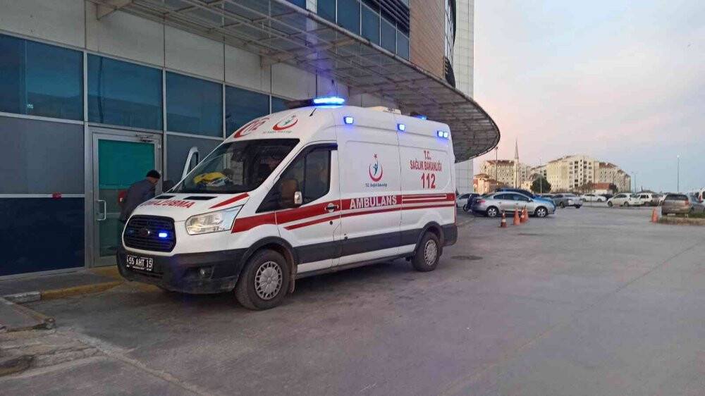 Bafra’da bir kadın silahla bacağından yaralandı