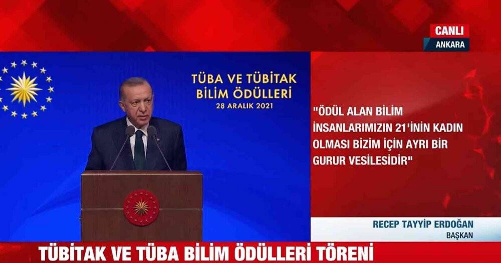 “TÜBA Uluslararası Akademi Ödülleri" sahiplerini buldu
