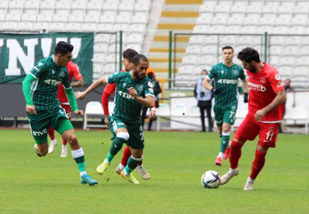 Ziraat Türkiye Kupası: Konyaspor: 0 - Ümraniyespor: 0 (İlk yarı)