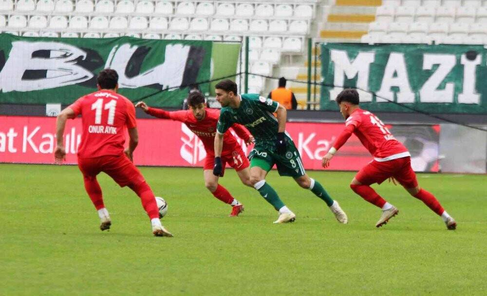 Ziraat Türkiye Kupası: Konyaspor: 0 - Ümraniyespor: 0 (İlk yarı)