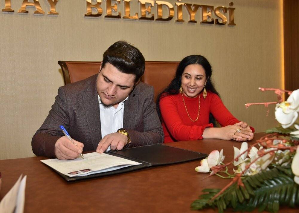 Karatay’da 2021’de 2 bin 800 çift mutluluğa 'evet' dedi