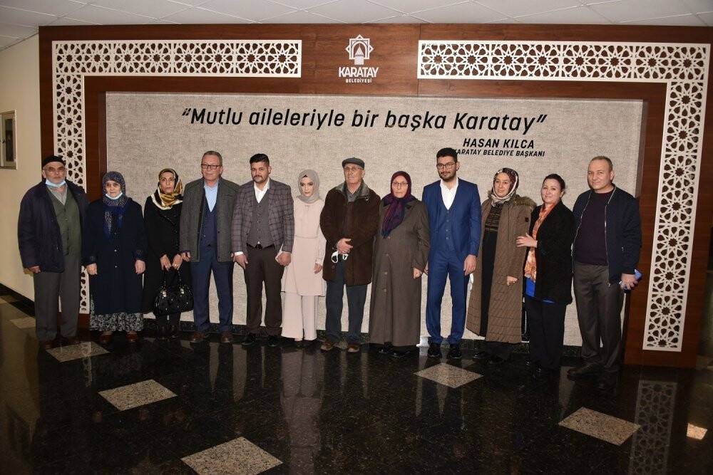 Karatay’da 2021’de 2 bin 800 çift mutluluğa 'evet' dedi