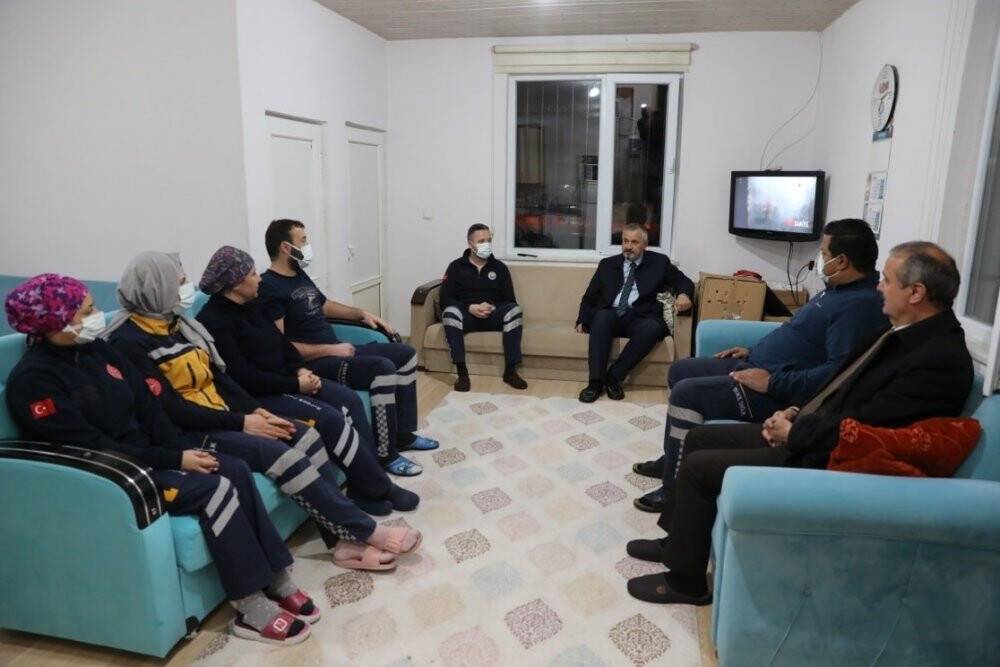 Başkan Kılıç geleneği bozmadı, 2022’ye yine onlarla girdi