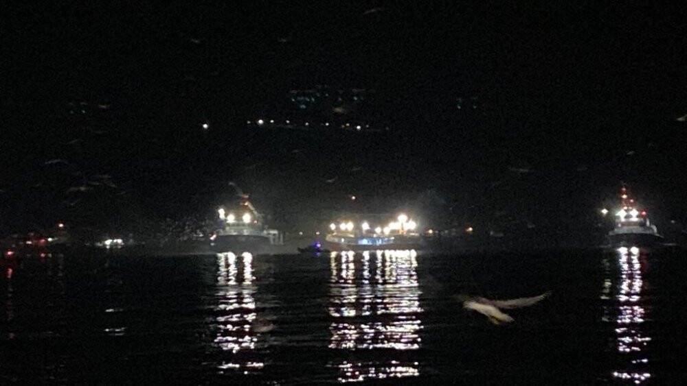 Sarıyer açıklarında balıkçı gemisinde korkutan yangın