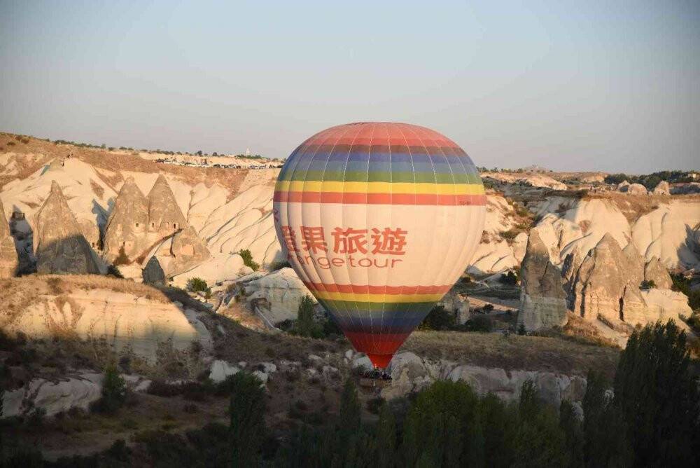 Bir yılda 389 bin kişi balonla Kapadokya’yı izledi