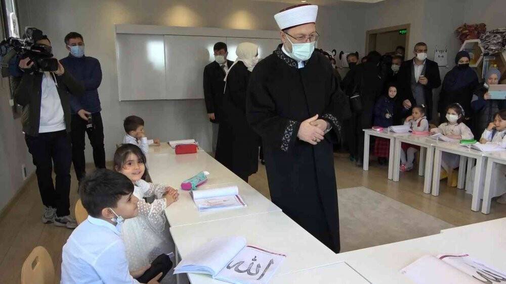 Diyanet İşleri Başkanı Erbaş: Kur’an kursu açmak bizim vazifemiz