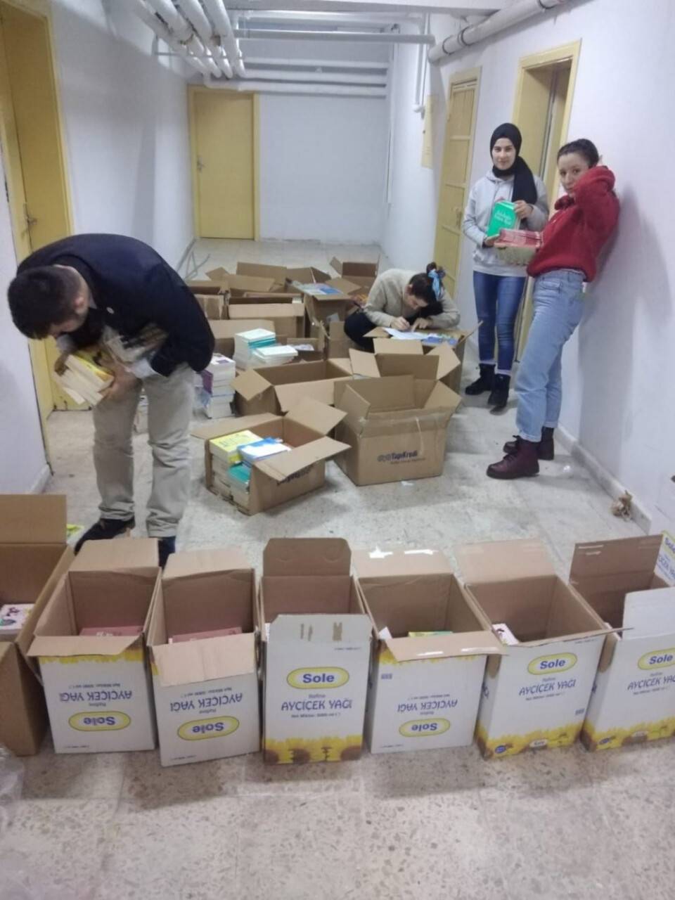 "Yiğit İnebolu Okuyor" Projesine 6 bin 111 kitap desteği