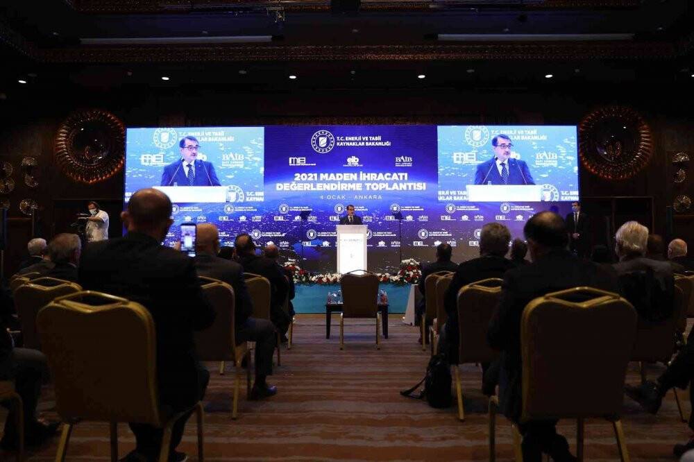 2021’de 6 milyar dolarlık maden ihracatı ile cumhuriyet tarihi rekoru kırıldı