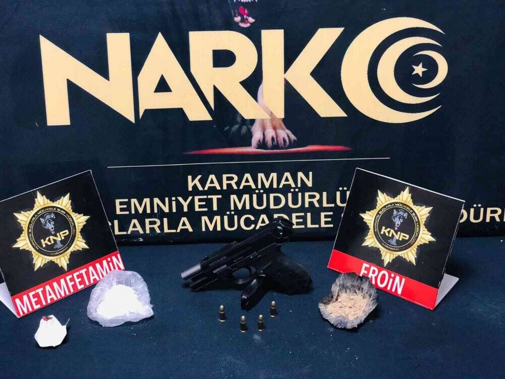 Karaman’da uyuşturucu ticaretine 1 tutuklama