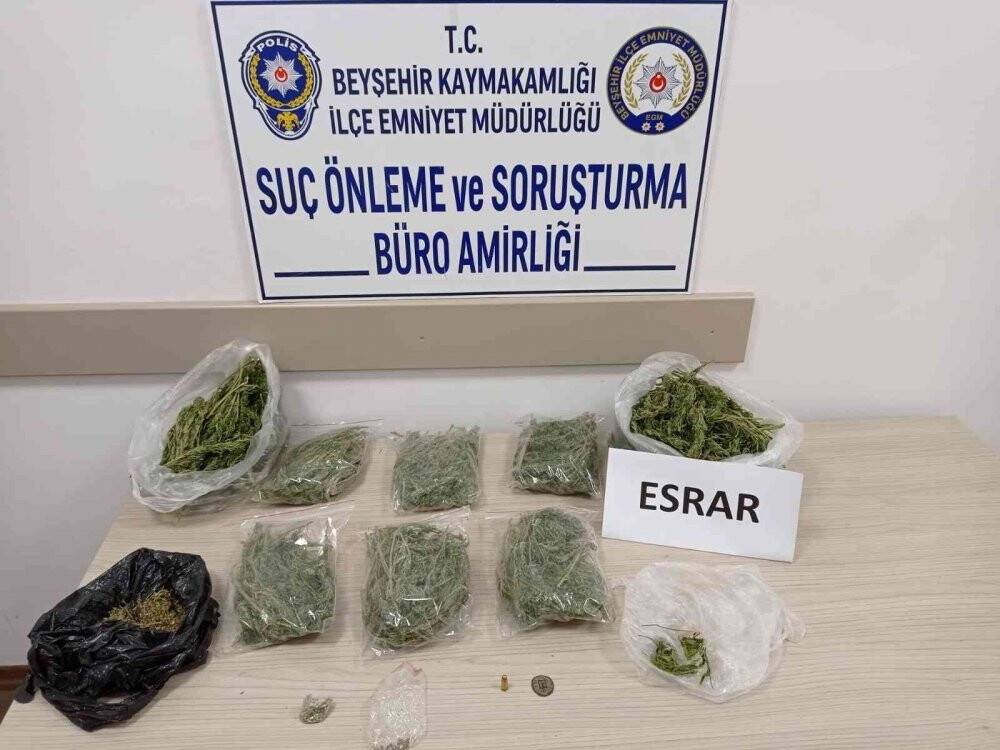 Konya’da polisten uyuşturucuya geçit yok