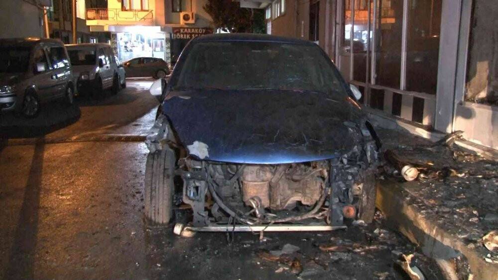 Oto tamircisinde LPG’li araç patladı, iş yeri alevler içinde kaldı