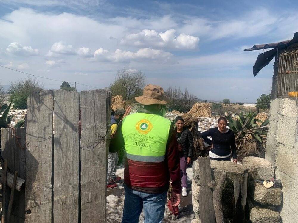 Meksika’nın Tlachichuca şehrine tarihte ilk kez kar yağdı