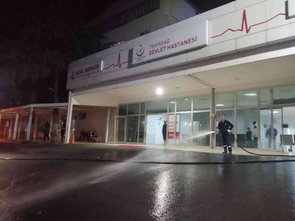 Şehri baştan aşağıya dezenfekte ettiler