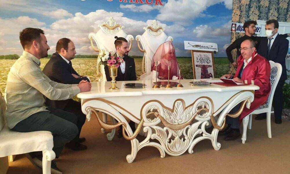 Meram’da 2021’de 3 bin 167 çift mutluluğa ‘evet’ dedi