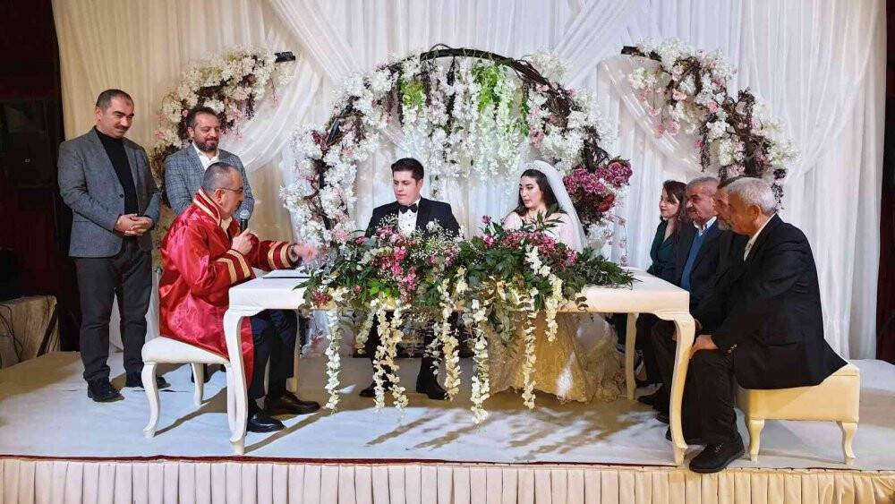 Meram’da 2021’de 3 bin 167 çift mutluluğa ‘evet’ dedi