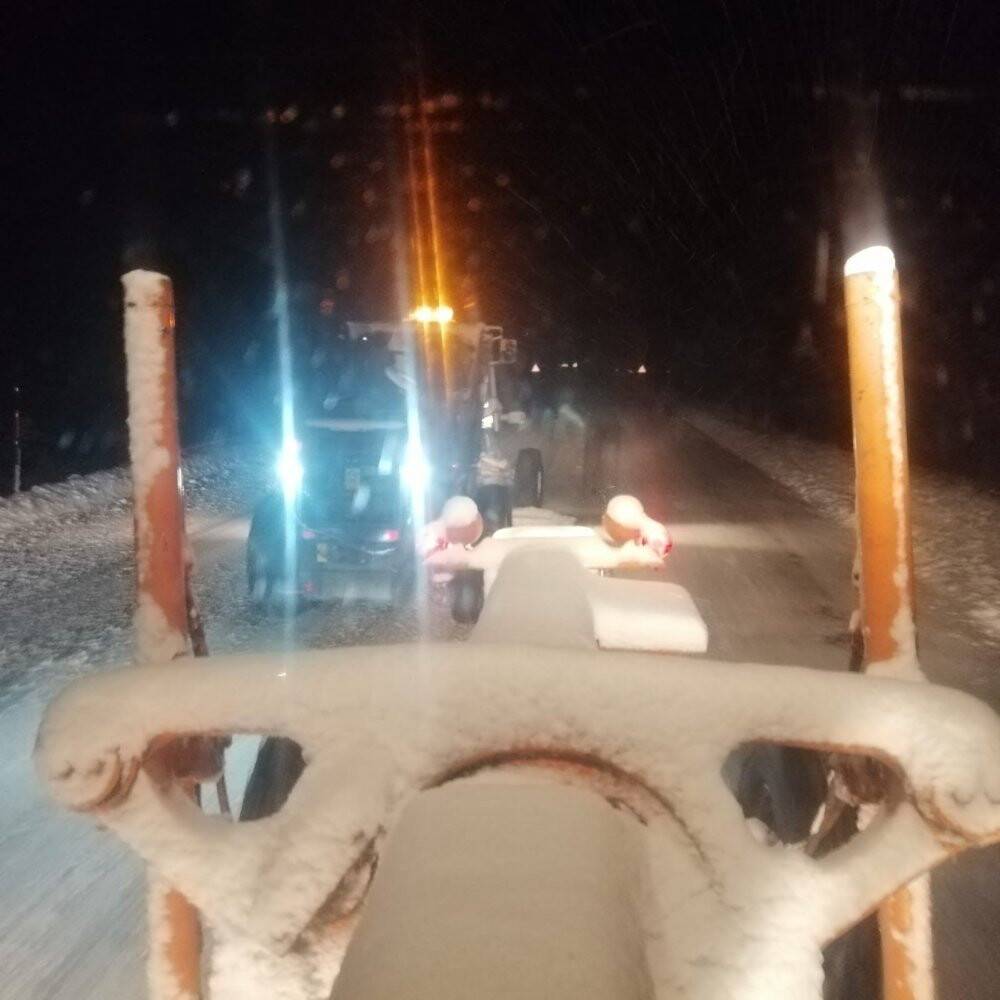 Konya yolunda yeniden kar yağışı başladı