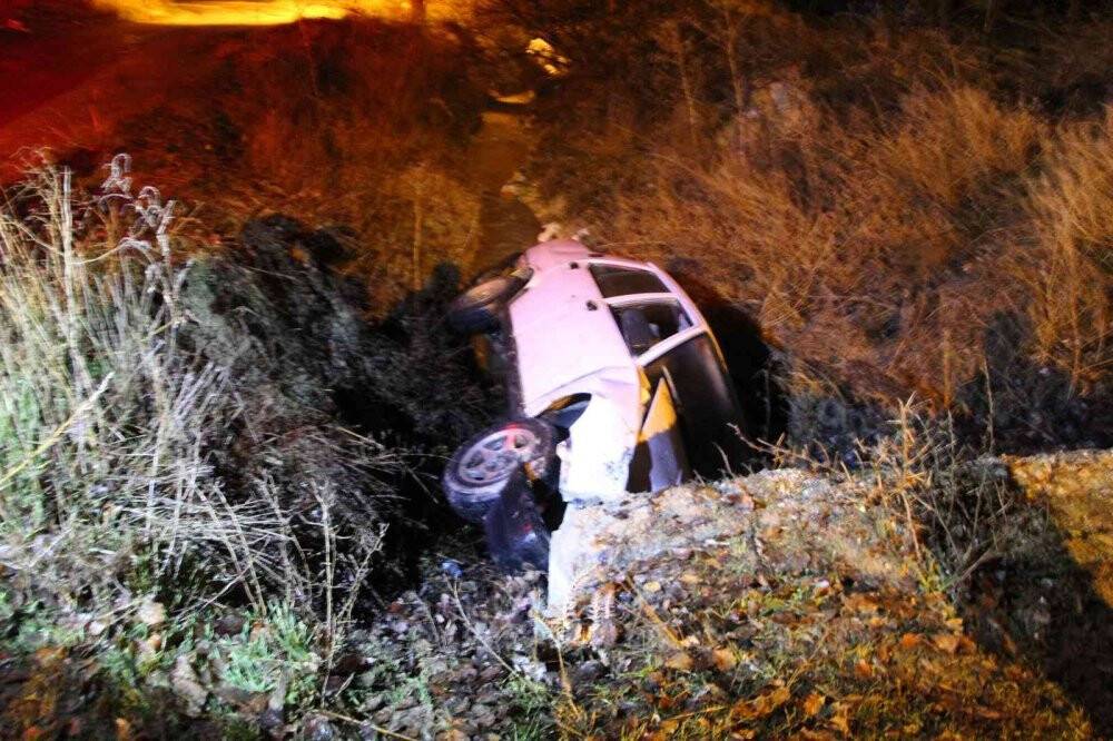 Kanala düşen alkollü sürücü belirttiği adresten 15 kilometre uzaklıkta bulundu
