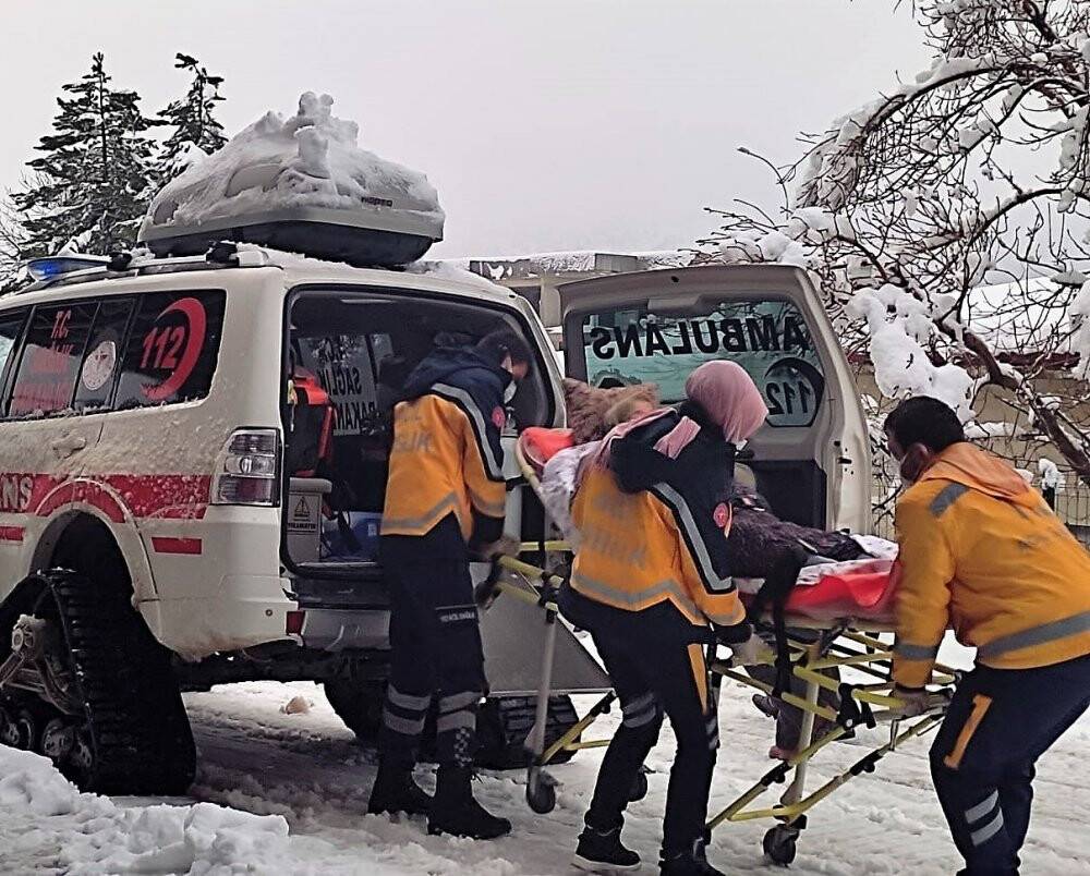 Seydişehir’de paletli ambulanslar acil hastalar için göreve hazır