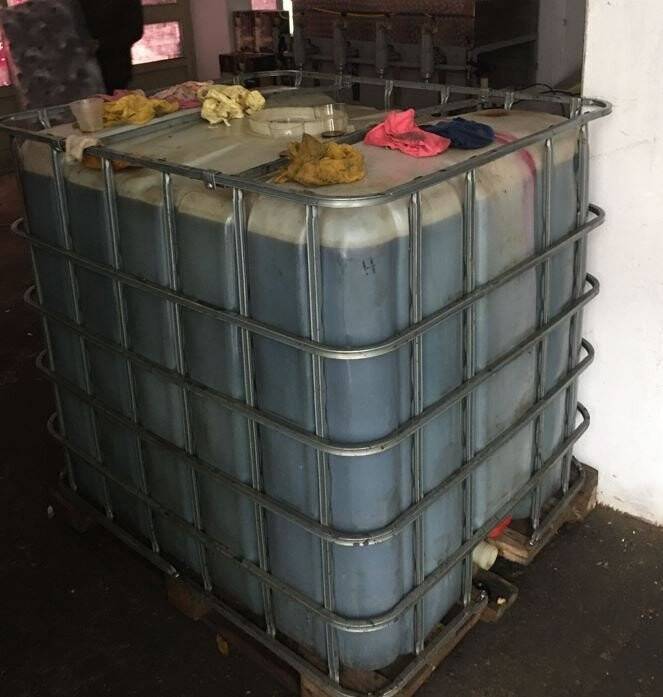 Atık yağ dolandırıcılarına baskın