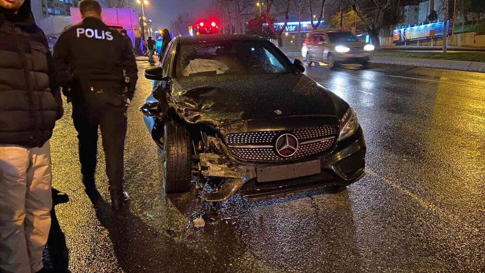 Beşiktaşta feci kaza: 1 ağır yaralı