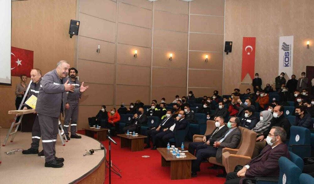 Konya'da iş sağlığı ve güvenliği ile ilgili tiyatral eğitimler devam ediyor