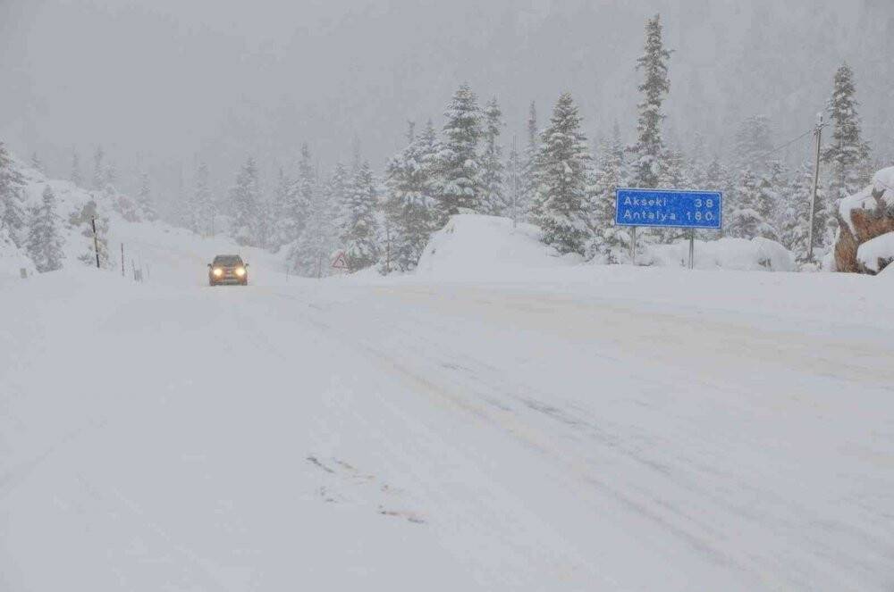 Antalya-Konya karayolunda trafik normale döndü