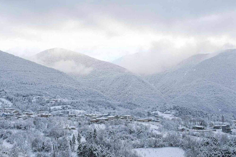 Kartpostallık kar manzaraları