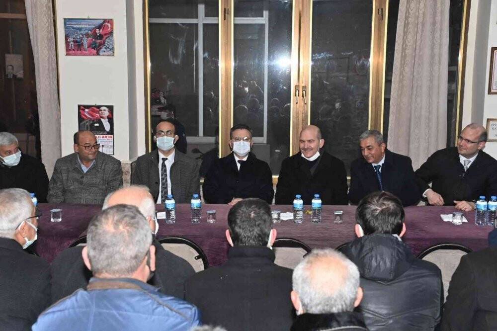 Bakan Soylu, Koçarlı’da incelemelerde bulundu