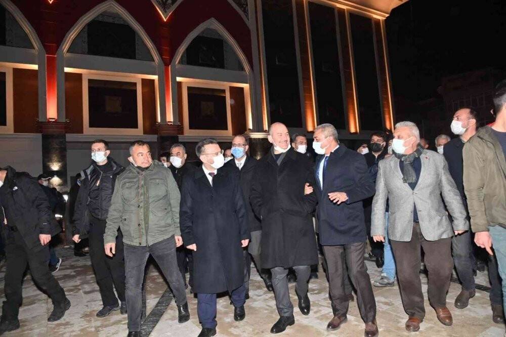 Bakan Soylu, Koçarlı’da incelemelerde bulundu