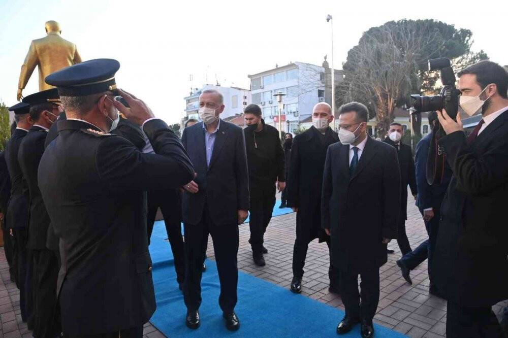 Cumhurbaşkanı Erdoğan Aydın Valiliği’ni ziyaret etti