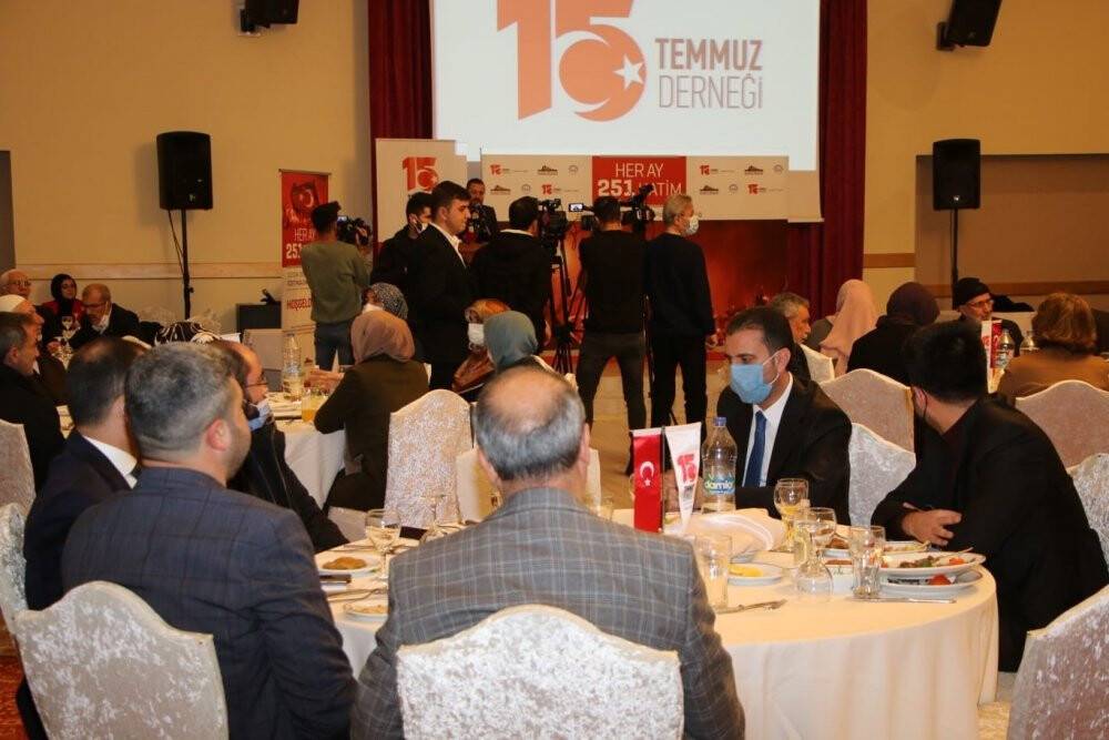 Elazığ’da 15 Temmuz Derneği üyeleri şehit aileleriyle bir araya geldi