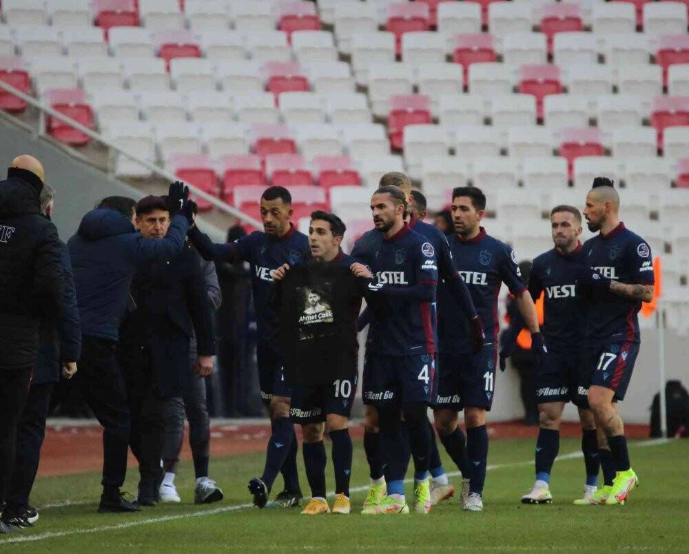 Trabzonspor golü attı, Ahmet Çalık’ı unutmadı