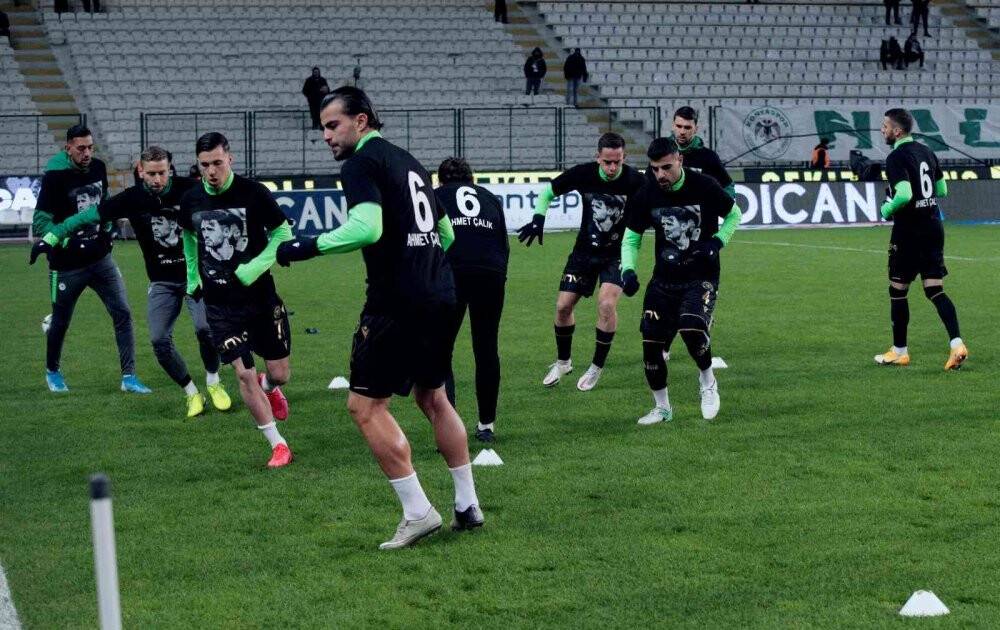 Ahmet Çalık, Konyaspor - Adana Demirspor maçı öncesi anıldı
