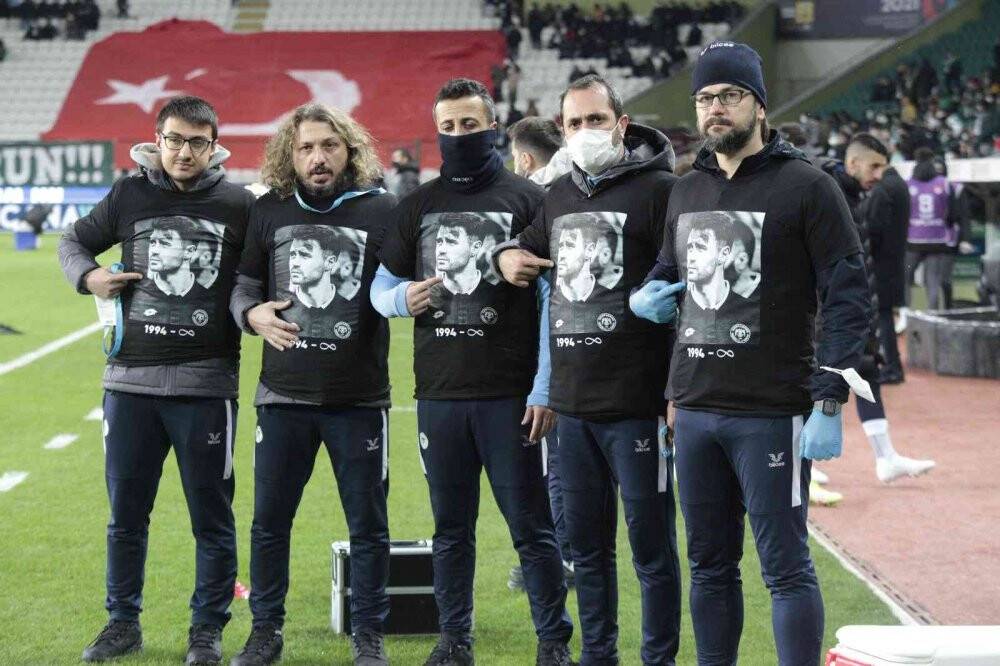 Ahmet Çalık, Konyaspor - Adana Demirspor maçı öncesi anıldı