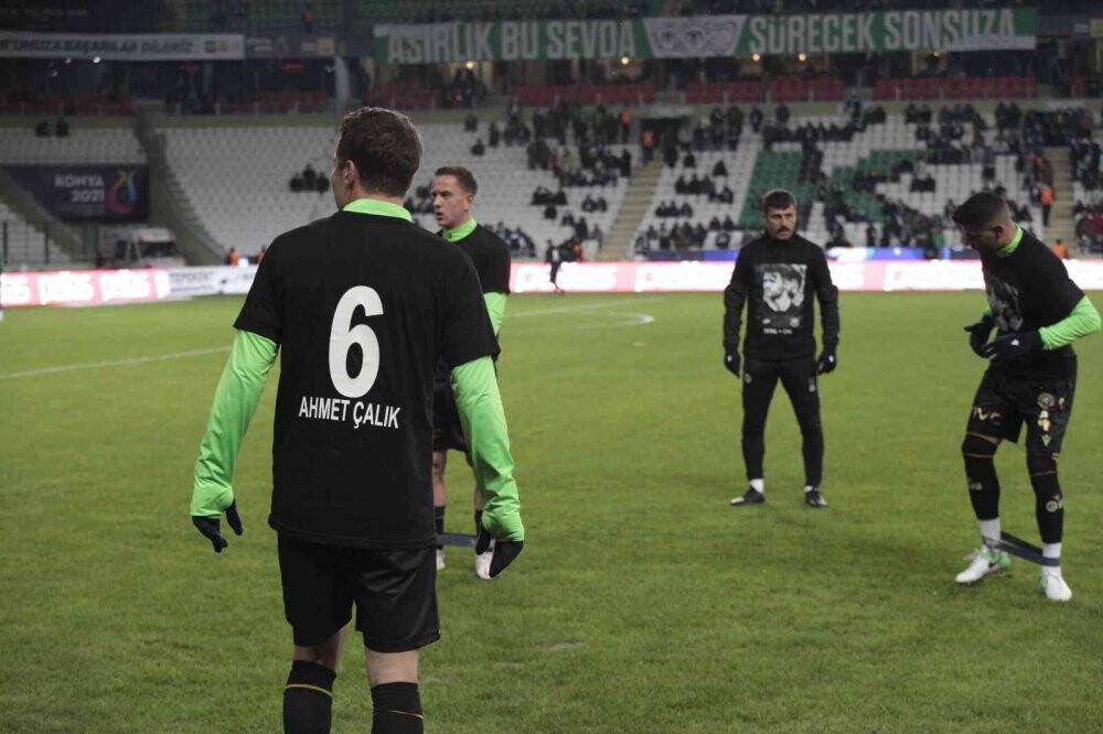 Ahmet Çalık, Konyaspor - Adana Demirspor maçı öncesi anıldı