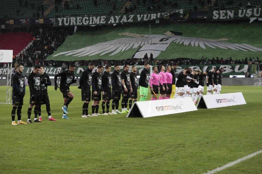 Ahmet Çalık, Konyaspor - Adana Demirspor maçı öncesi anıldı