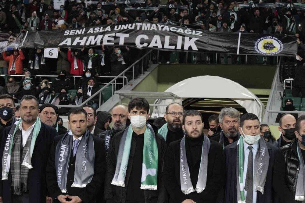 Ahmet Çalık, Konyaspor - Adana Demirspor maçı öncesi anıldı