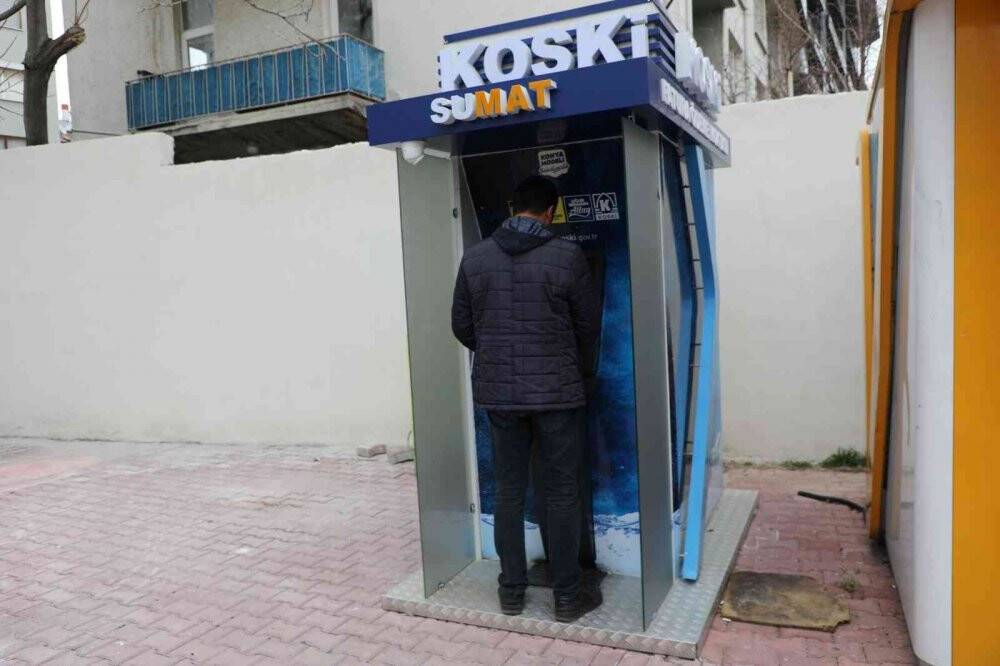 Konya’da fatura ödeme cihazı 'SUMAT' büyük kolaylık sağlıyor