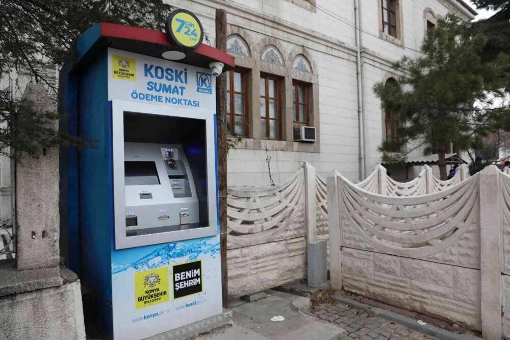 Konya’da fatura ödeme cihazı 'SUMAT' büyük kolaylık sağlıyor