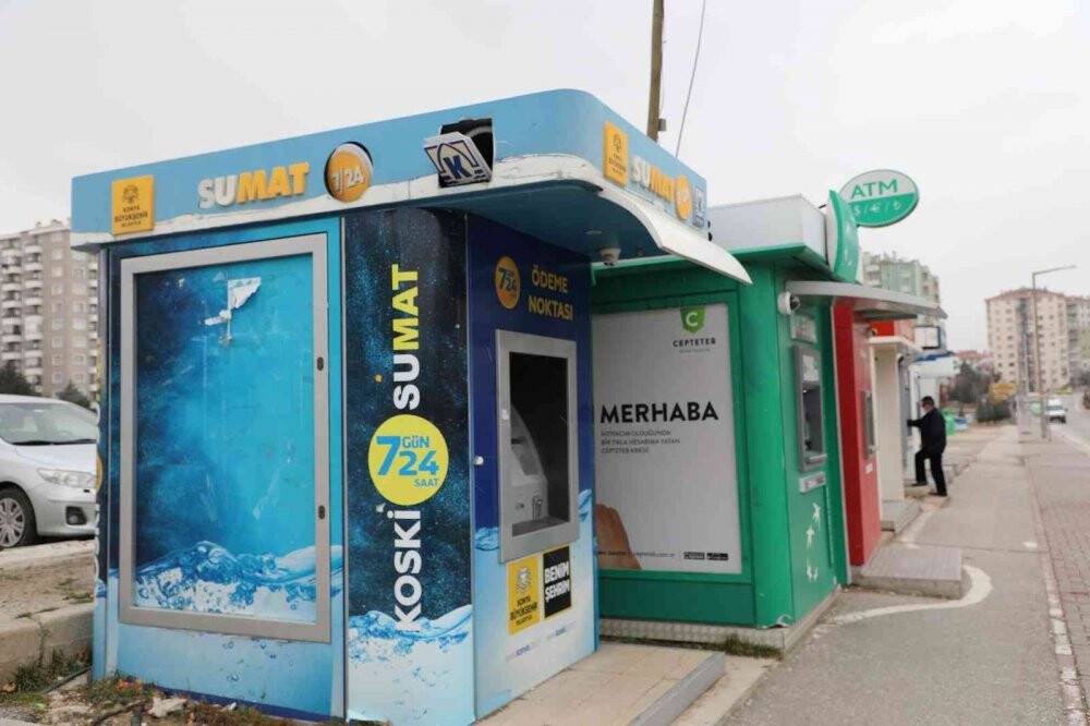 Konya’da fatura ödeme cihazı 'SUMAT' büyük kolaylık sağlıyor