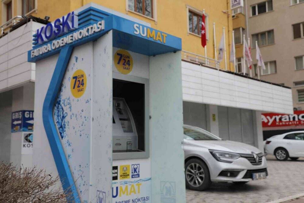 Konya’da fatura ödeme cihazı 'SUMAT' büyük kolaylık sağlıyor