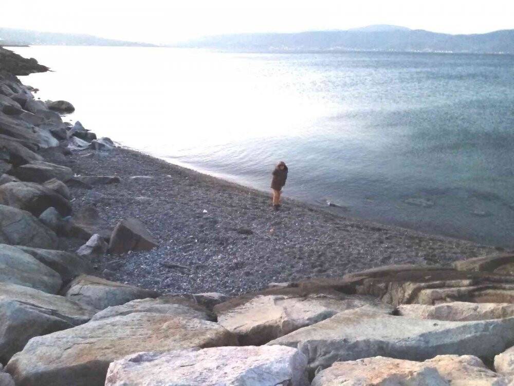 Bandırma’da deniz çekildi